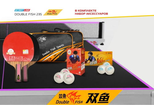 Теннисный стол Double Fish 235 черный