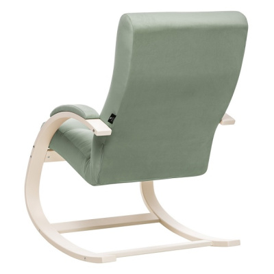 Кресло-качалка Leset Милано слоновая кость Velur V14