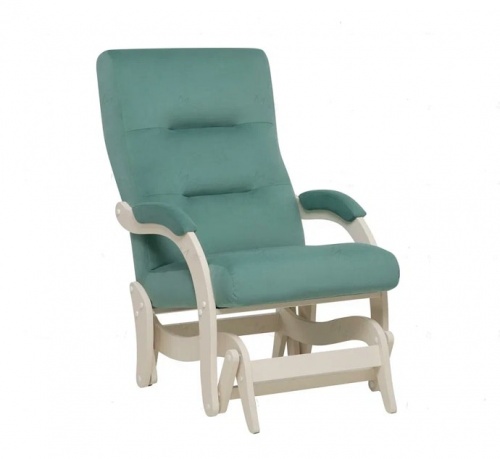 Кресло-маятник Leset Дэми слоновая кость ткань V43