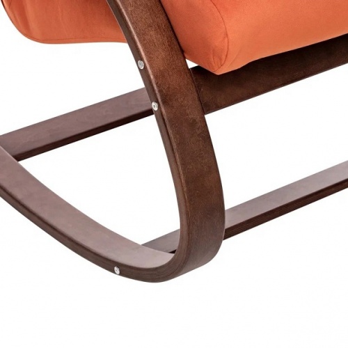 Кресло-качалка Leset Милано орех текстура Velur V39