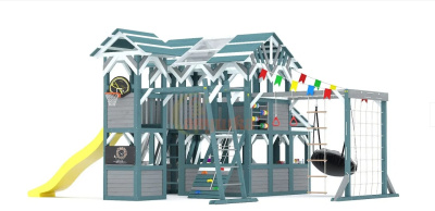 Детский спортивный комплекс для дачи Савушка PlayHouse-5