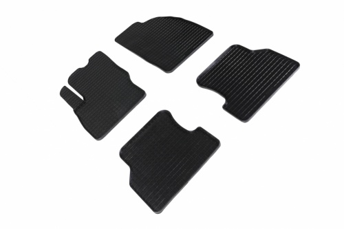 Резиновые коврики салона Сетка для Ford Focus II 2005-2011 Черные