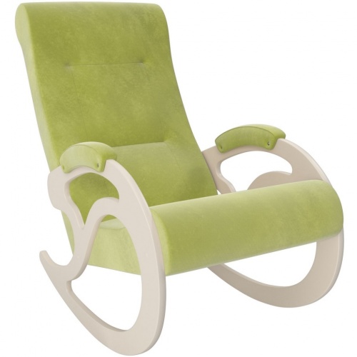 Кресло-качалка модель 5 Verona Apple Green сливочный