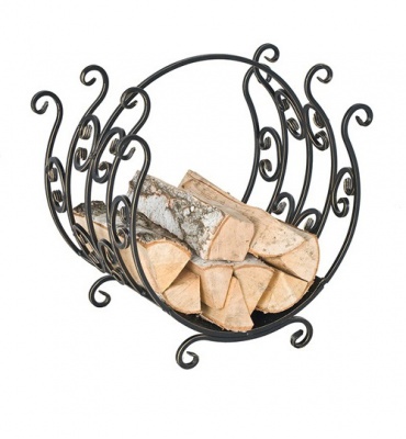 Дровница Везувий Кованая D160S серебро