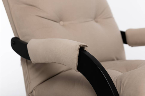 Кресло-маятник Leset Луно венге Velur V18