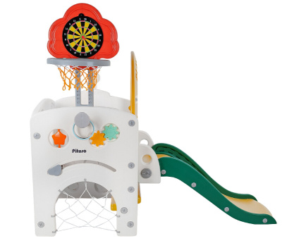 Горка-комплекс Pituso Fun Space FE-HT-TQK01 зеленый желтый