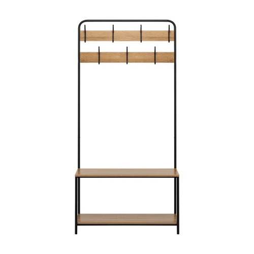 Вешалка напольная Leset Вудми с обувницей 2 полки 