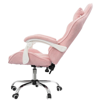 Вибромассажное кресло Calviano ASTI ULTIMATO pink fabric 