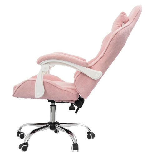 Вибромассажное кресло Calviano ASTI ULTIMATO pink fabric 