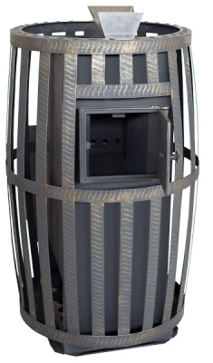 Печь для бани Витязь 18 ДТ-4 сетчатый кожух PRO