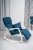 Кресло-качалка Calviano Comfort 1 синее