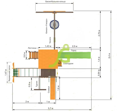 Детская площадка IgraGrad Спорт 4