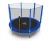 Батут DFC Trampoline Fitness с сеткой 8FT-TR-B