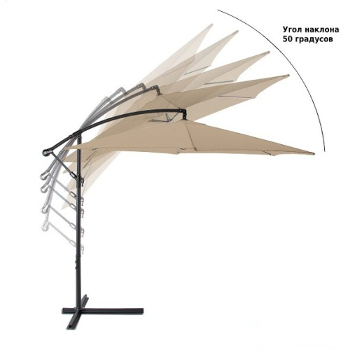 Зонт садовый Green Glade 6005 тауп