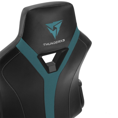 Кресло геймерское ThunderX3 YC1 Black-Cyan AIR 