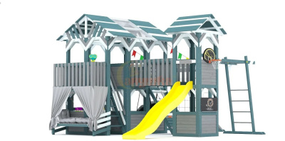 Детский спортивный комплекс для дачи Савушка PlayHouse-5