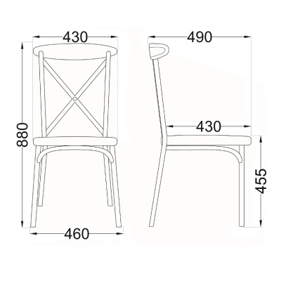 Стул RAFF черный 