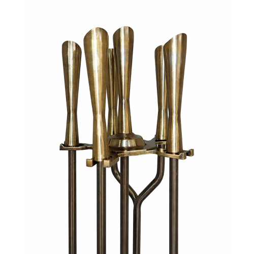 Набор каминный EVEREST K3-А античная латунь