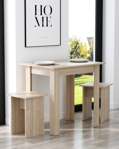 Стол обеденный Афина СН-130.10 дуб экспрессив песочный 