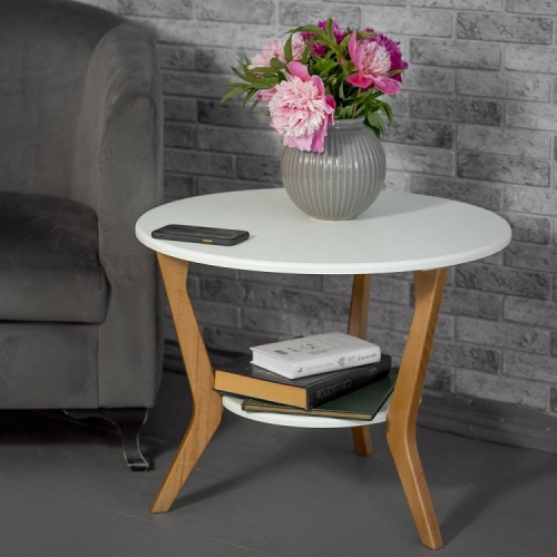 Стол журнальный BeautyStyle 13 белый бук 