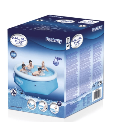 57265 Надувной бассейн Easy Fast Bestway 244x66