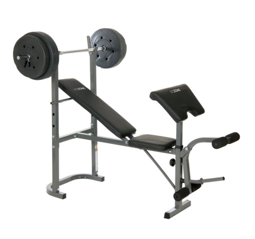 Скамья под штангу с опциями DFC GOZONE GZE-2201 со штангой