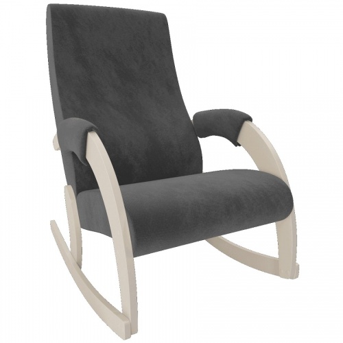 Кресло-качалка Модель 67М Verona Antrazite Grey сливочный