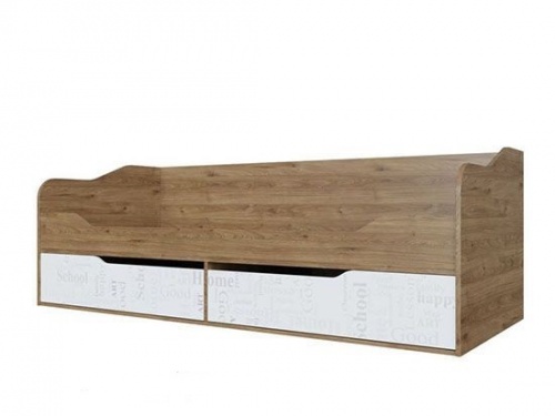 Кровать-диван SV-мебель МС Гарвард Гикори т./Белый 90/200 