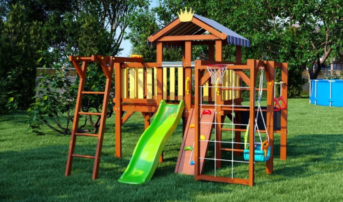 Детская спортивная площадка для дачи Савушка Baby Play 5 (Priority)