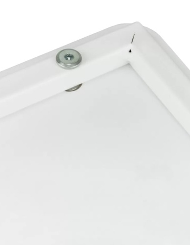 Стол приставной МеталлАрт М007 белый мрамор белый 