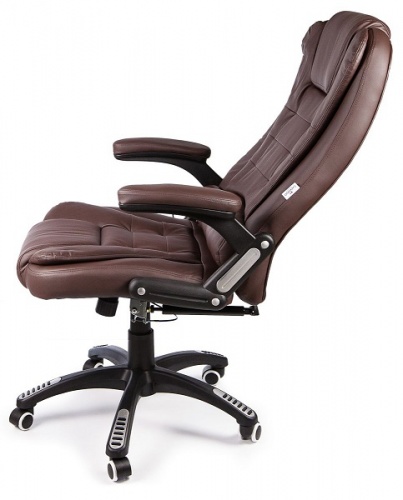 Вибромассажное кресло Calviano Veroni 53 коричневое с массажем 