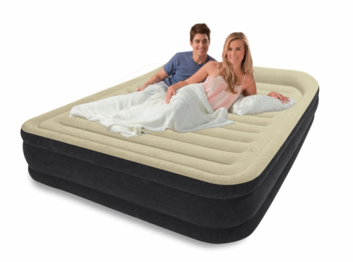 Кровать со встроенным насосом Intex 152х203х51 см Comfort Queen Артикул 64408 (Китай)