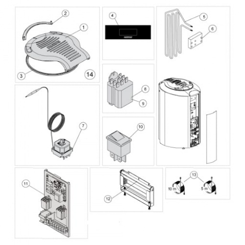 Электрическая печь Harvia Forte AFB6 Steel