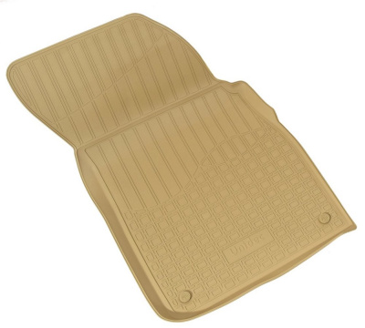 Коврики салона для Audi Q7 (4M) 3D Бежевый