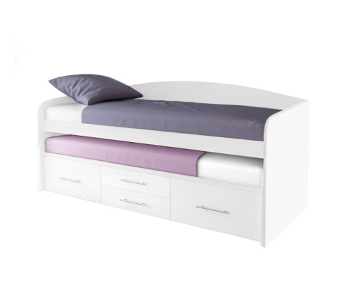 Двухъярусная выдвижная кровать СН 108.02 белый 