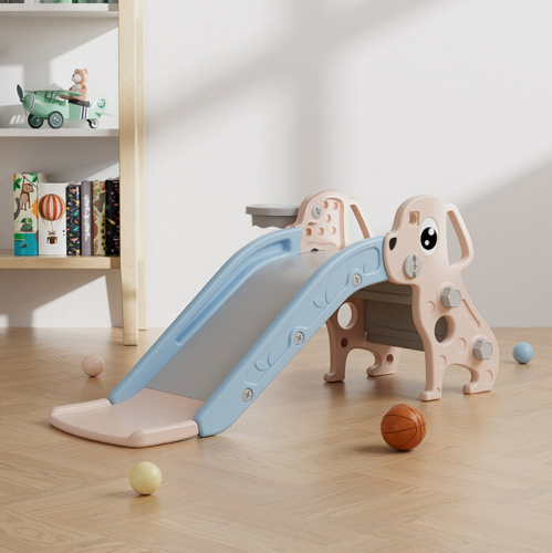 Горка-комплекс Pituso Мопсик с баскетбольным кольцом FE-HT-XG0-beige