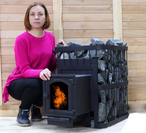 Печь банная ComfortProm Сталь 8мм 16 ЧДС