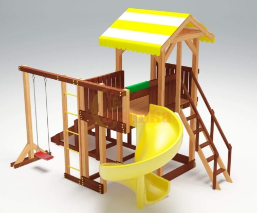 Детская спортивная площадка для дачи Савушка 4 Cезона 9