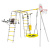 Дачный комплекс Fitness гнездо качели Romana 103.20.05 серый жёлтый Дачный комплекс Fitness гнездо качели Romana 103.20.05 серый жёлтый
