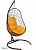 Кресло подвесное BiGarden Easy Brown подушка оранжевая