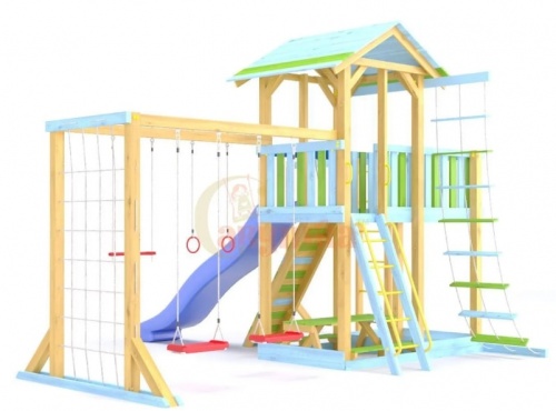 Детская спортивная площадка для дачи Савушка 15 Color-8