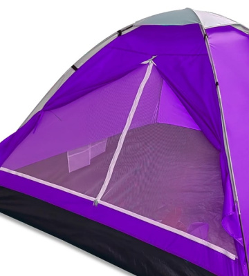 Палатка туристическая ACAMPER Domepack 4-х местная 2500 мм purple