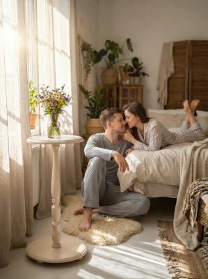 Подставка для цветов Селена слоновая кость 