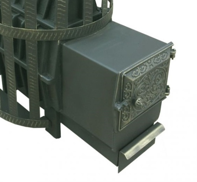 Печь чугунная Березка Воевода 20 ДТ-4 сетчатый кожух