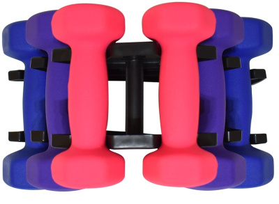 Набор гантелей виниловых ATLAS SPORT FITNES 12 кг