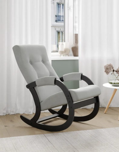 Кресло-качалка Leset Аура венге ткань V51