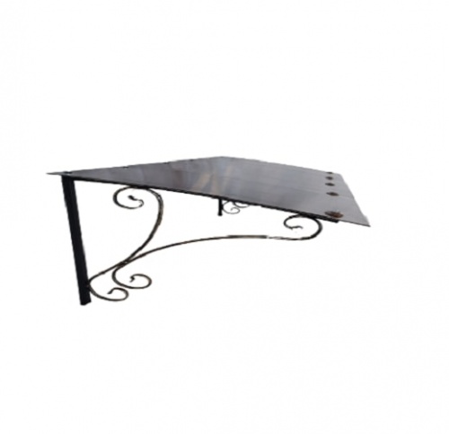 Козырек сварной К-19 прозрачный Саниджи