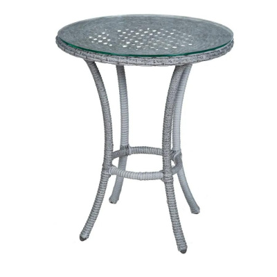 Стол садовый кофейный круглый DECO D60 серый