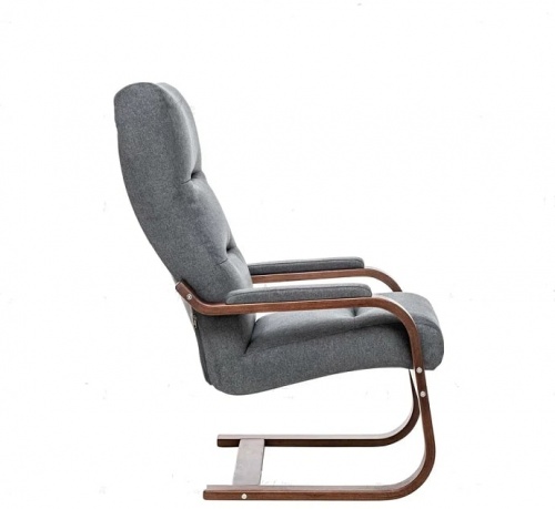 Кресло Leset ОСКАР орех текстура Малмо 95 