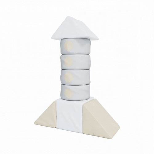 Мягкий игровой комплекс Ракета Romana ДМФ-МК-08.71.00 серо-бежевый